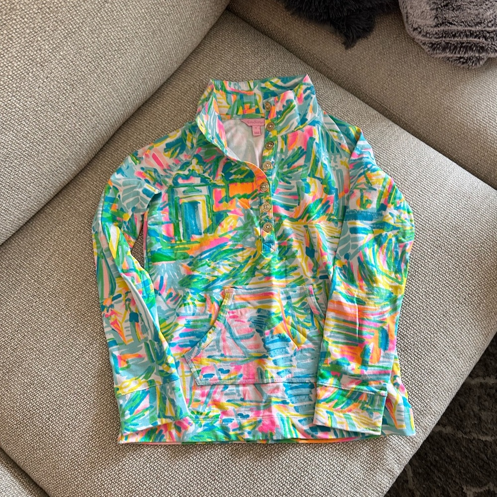 Lilly Pulitzer Button Down Popover - Size Small - image 1